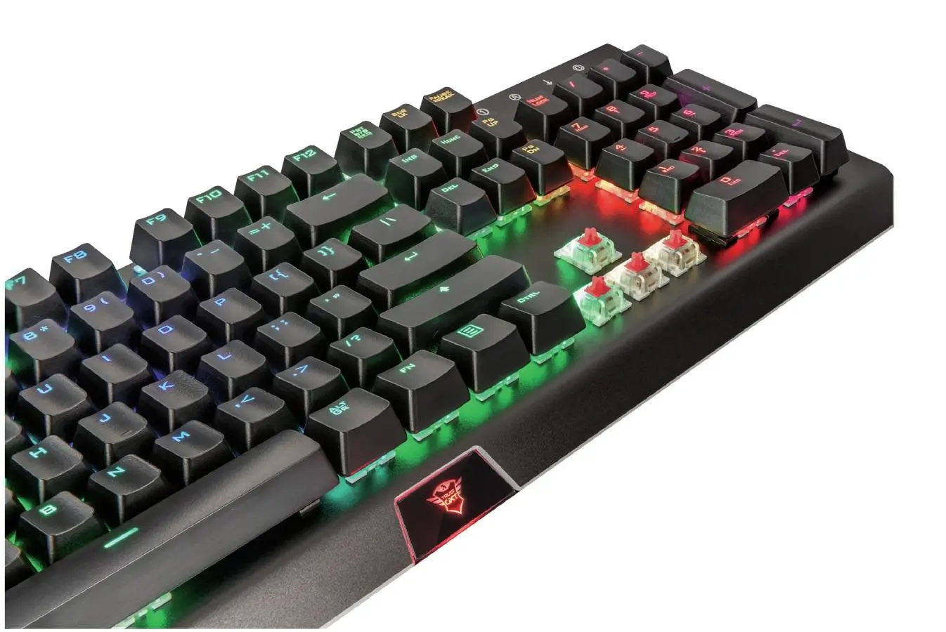 Klawiatura mechaniczna Trust GXT890 Cada RGB Czarny