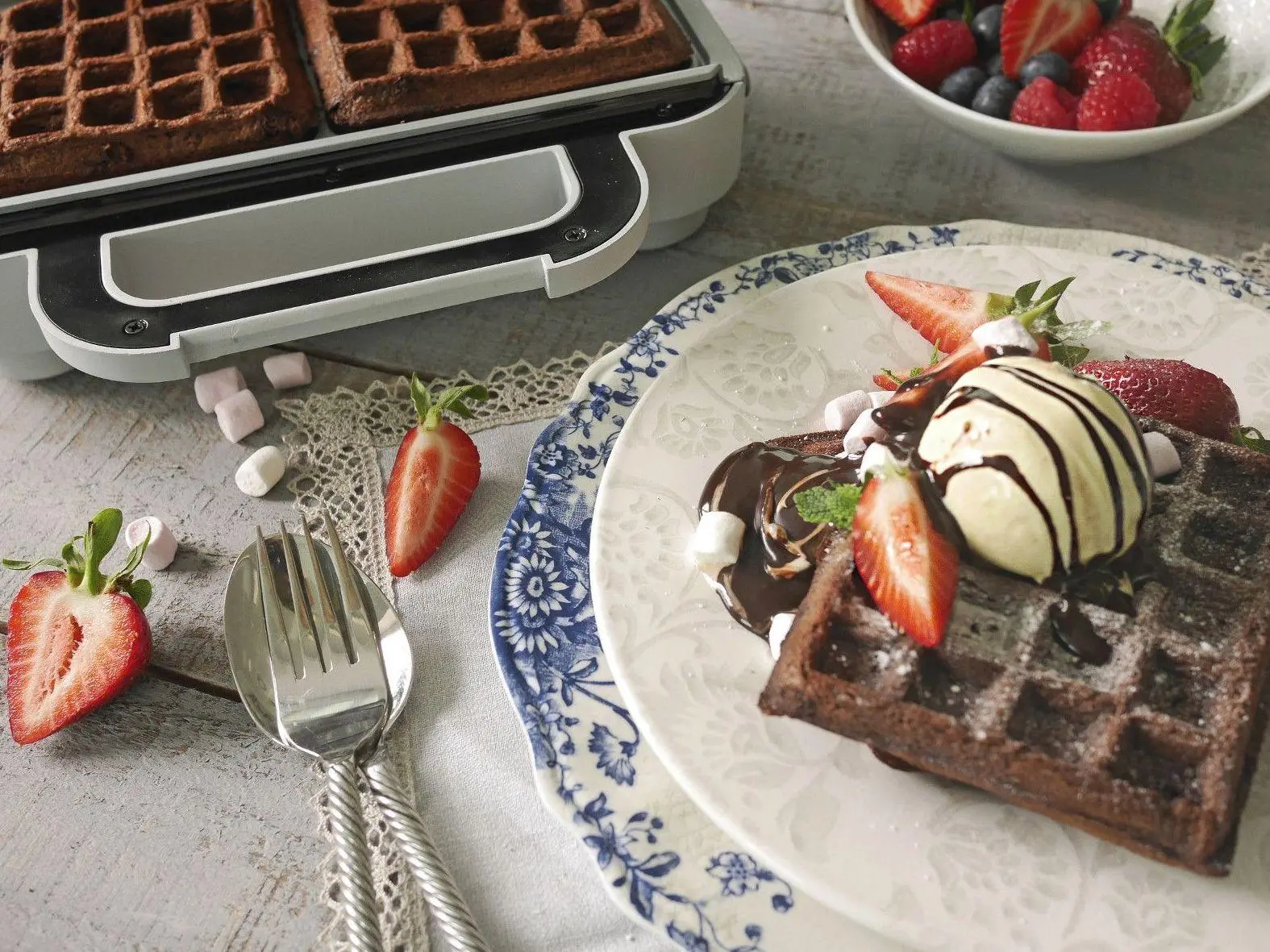 Gofrownica Breville DuraCeramic VST072X 850W