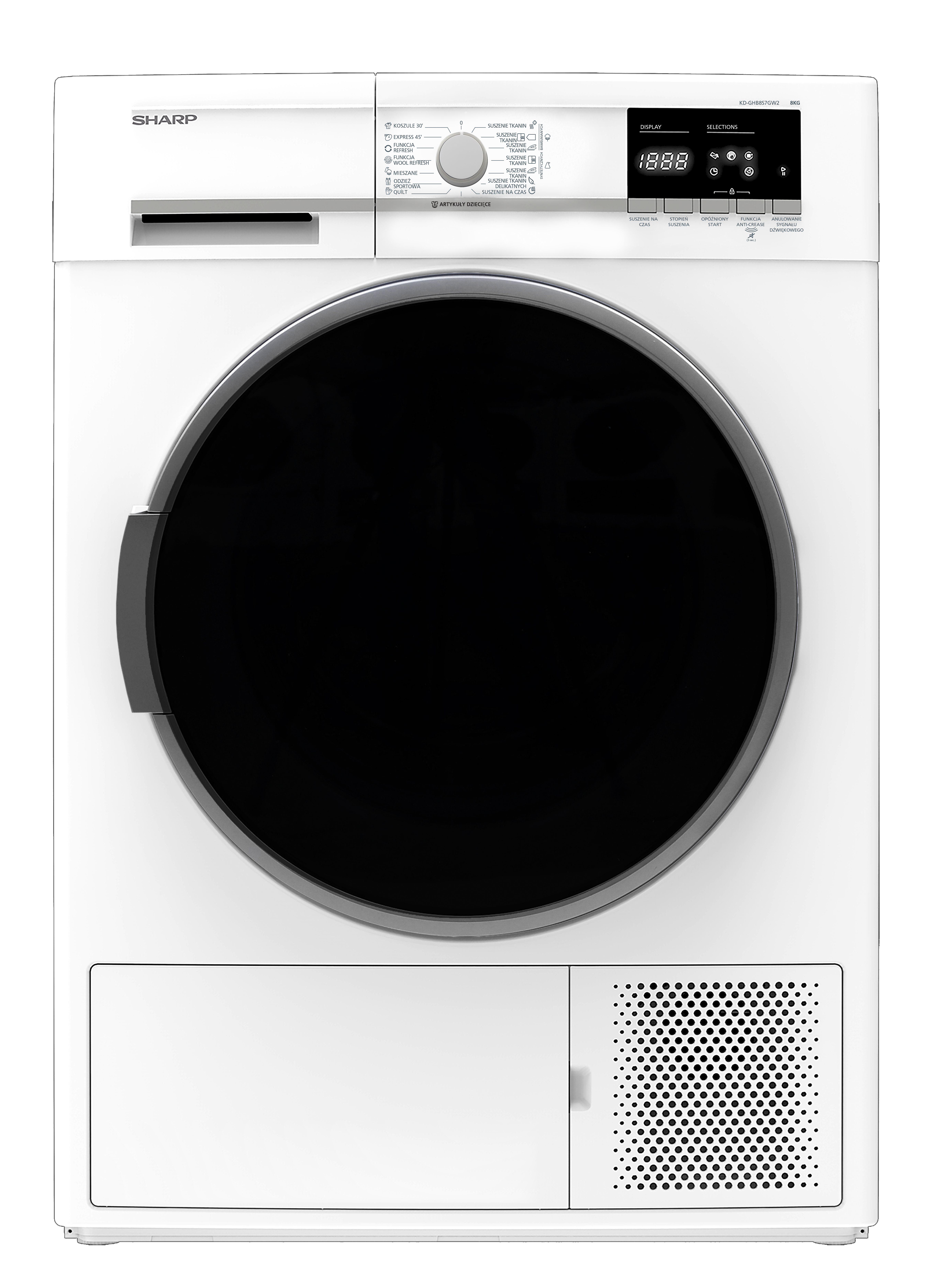 Suszarka Sharp KD-GHB8S7GW2