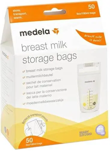 Torebki do przechowywania pokarmu Medela 50szt.