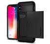 Spigen Crystal Wallet 057CS22151 iPhone X (czarny)