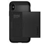 Spigen Crystal Wallet 057CS22151 iPhone X (czarny)