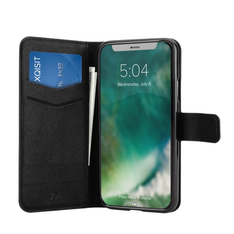 Xqisit Wallet Case Viskan iPhone Xr (czarny)