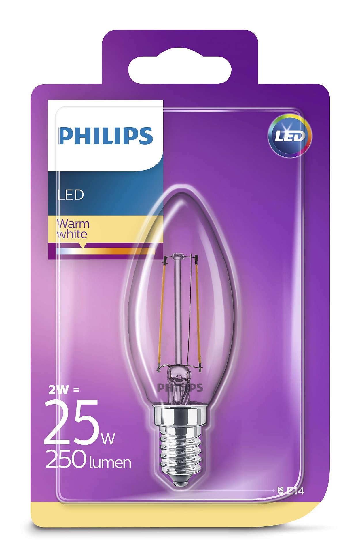 Philips LED Classic 2 W (25 W) E14