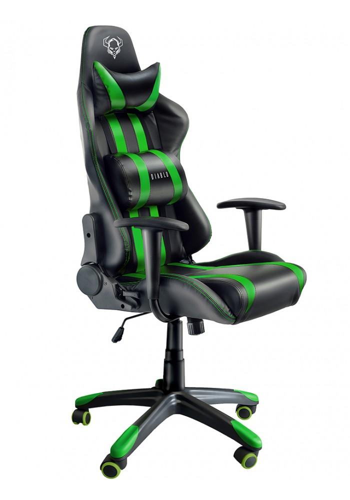 Fotel Diablo Chairs X-One (czarno-zielony)