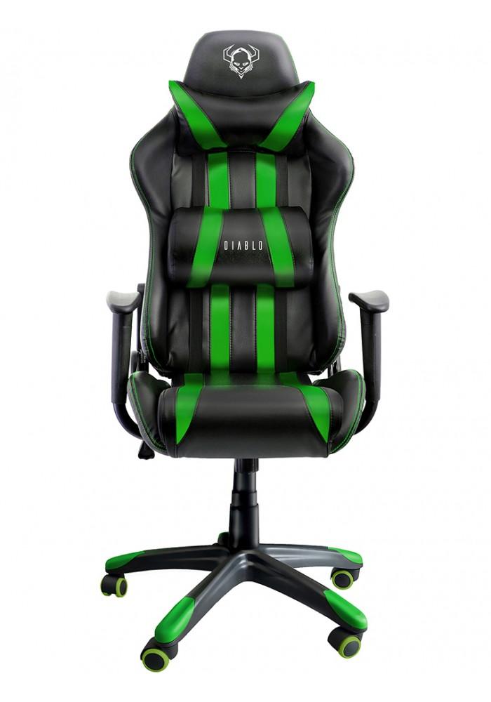 Fotel Diablo Chairs X-One (czarno-zielony)