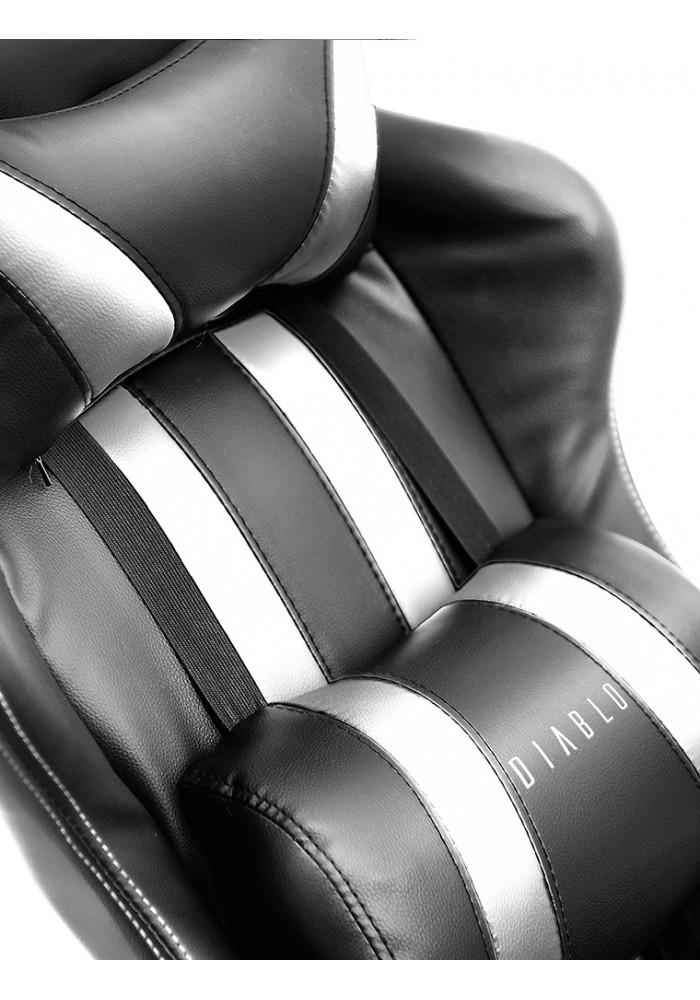 Fotel Diablo Chairs X-One (czarno-biały)