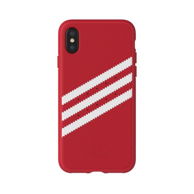 Etui Adidas Moulded Suede Case iPhone X/Xs (czerwony)