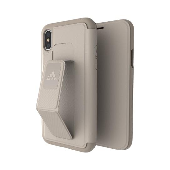Etui Adidas Folio Grip Case do iPhone X (sezamowy)