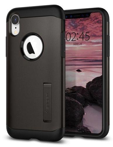 Etui Spigen Slim Armor 064CS25143 iPhone Xr (gunmetal)