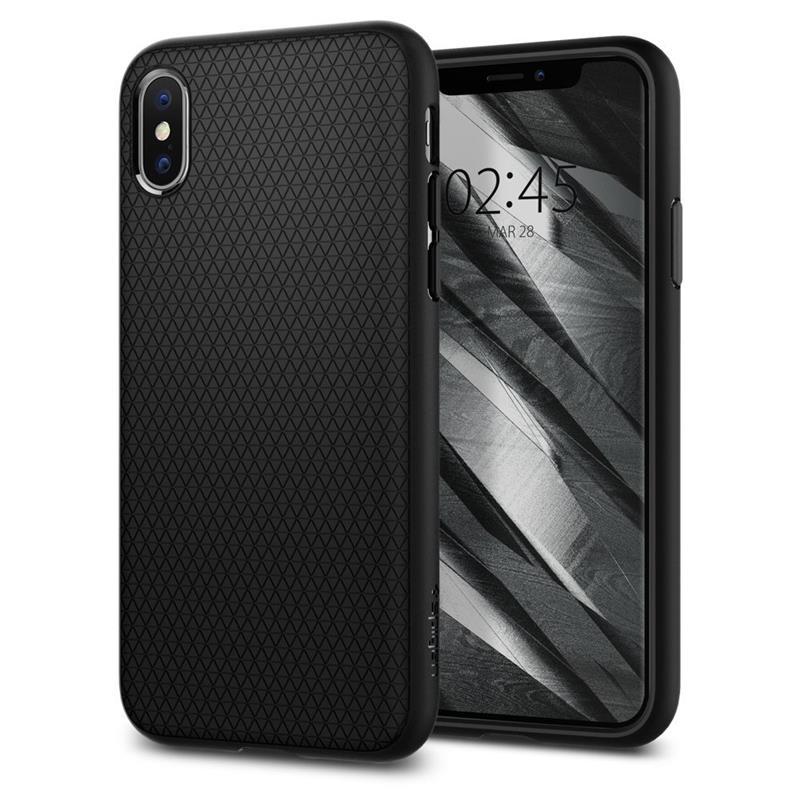 Etui Spigen Liquid Air 063CS25114 do iPhone Xs (czarny)
