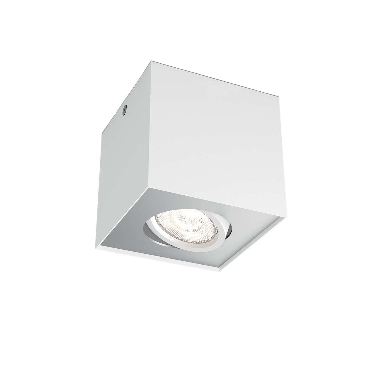 Philips BOX single spot white 1x4.5W SELV