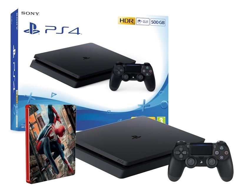 Konsola Sony PlayStation 4 Slim 500GB + Marvel’s Spider-Man + steelbook