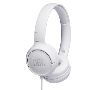 Słuchawki przewodowe JBL Tune 500 Nauszne Mikrofon Biały