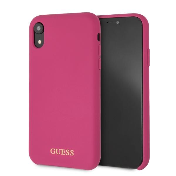 Etui Guess GUHCI61LSGLPI iPhone Xr (różowy)