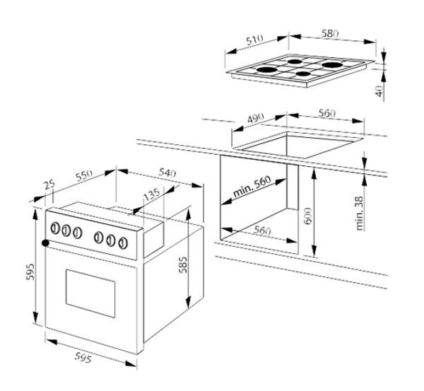 Kuchnia Amica Integra GHI85312AA