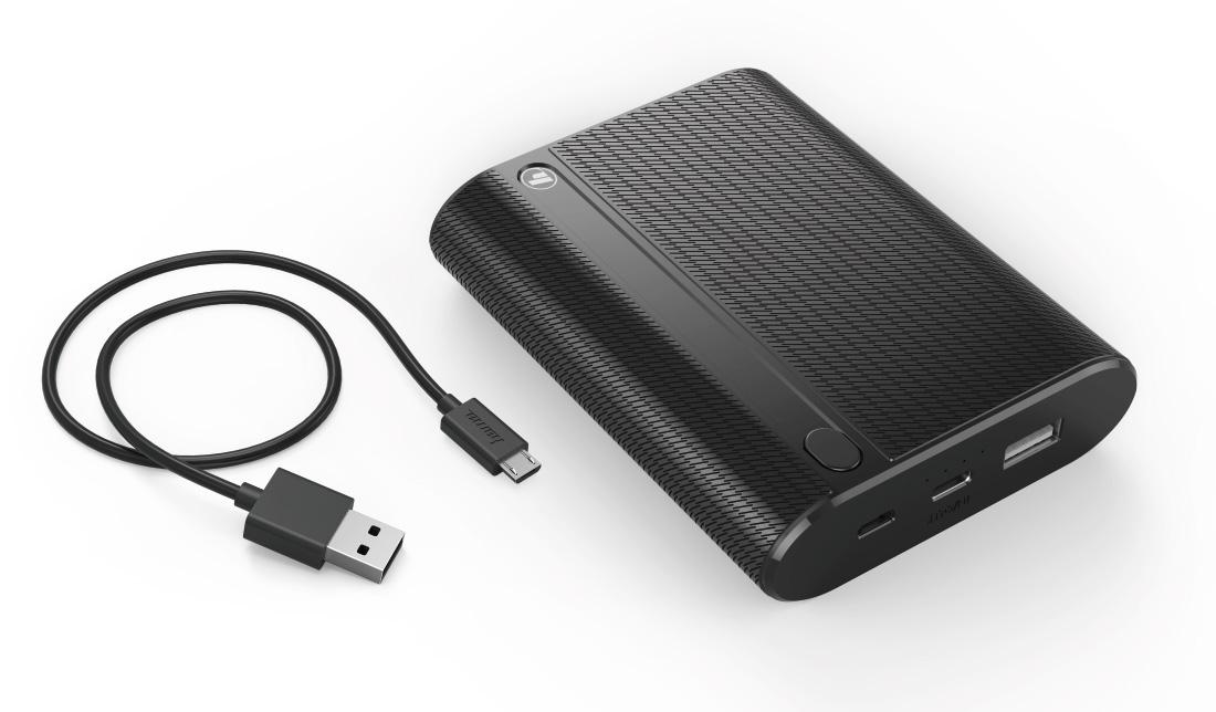 Powerbank Hama Power Pack "X10" 10 000 mAh 00178983 (czarny)
