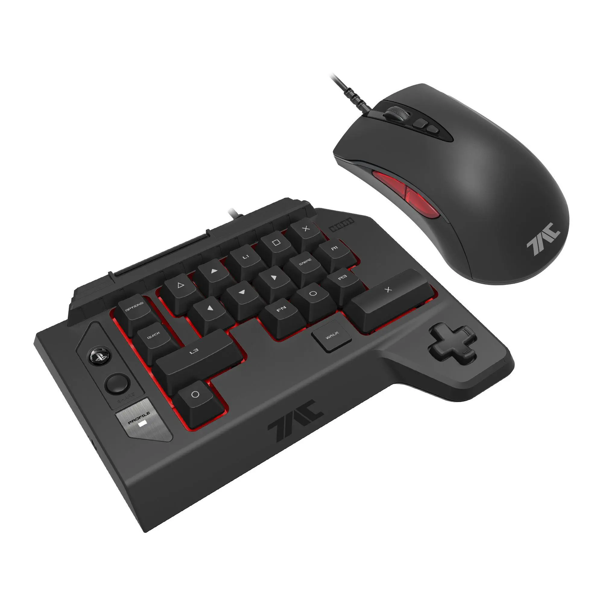 Klawiatura Hori T.A.C FOUR Type K2 do PC, PS4, PS3 Przewodowy