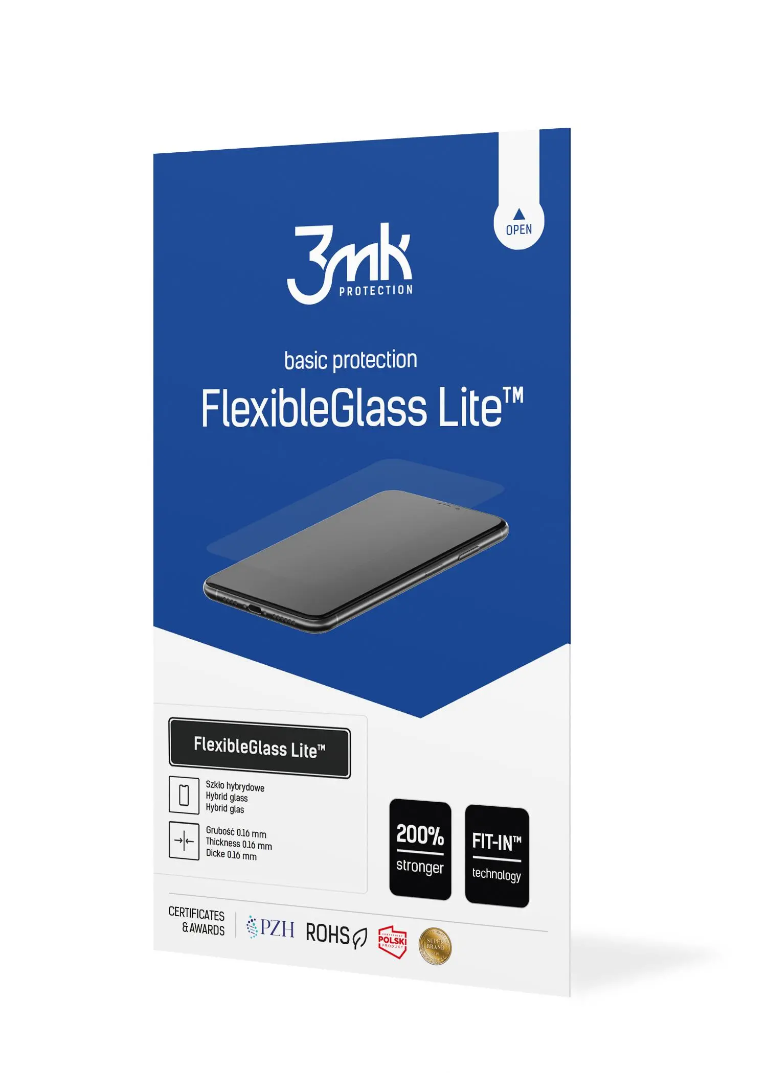 Szkło hartowane 3mk FlexibleGlass Lite do iPhone Xs Max