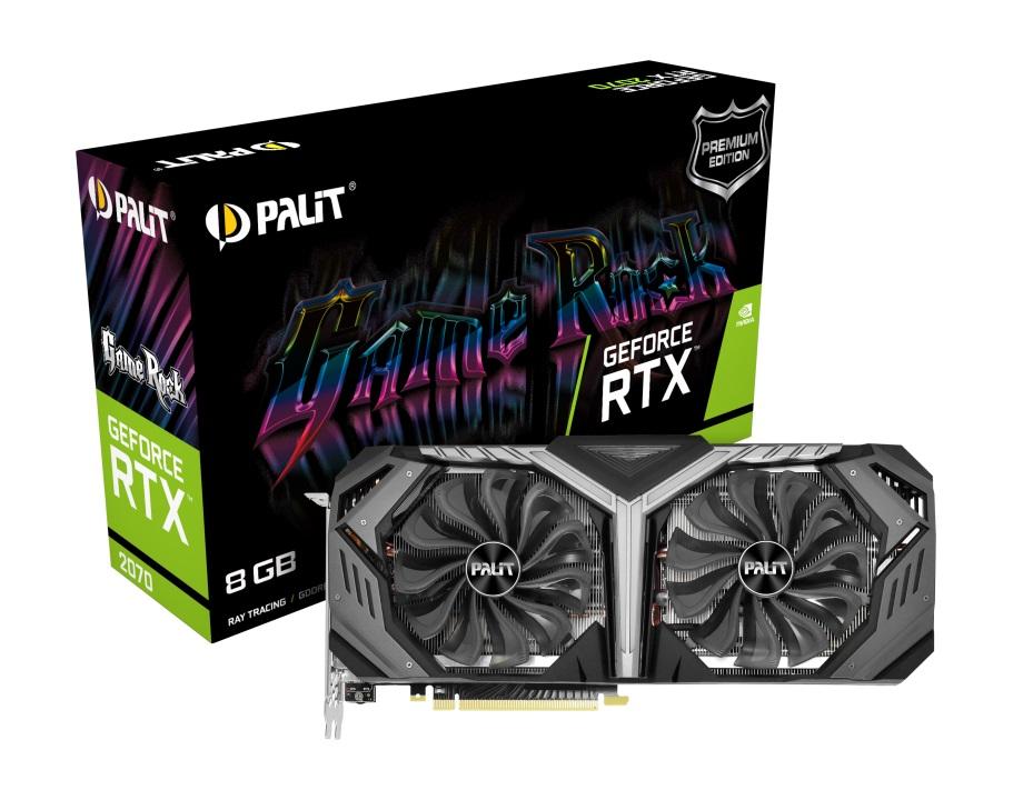 Palit GeForce RTX 2070 GameRock Premium 8GB GDDR6 256 bit