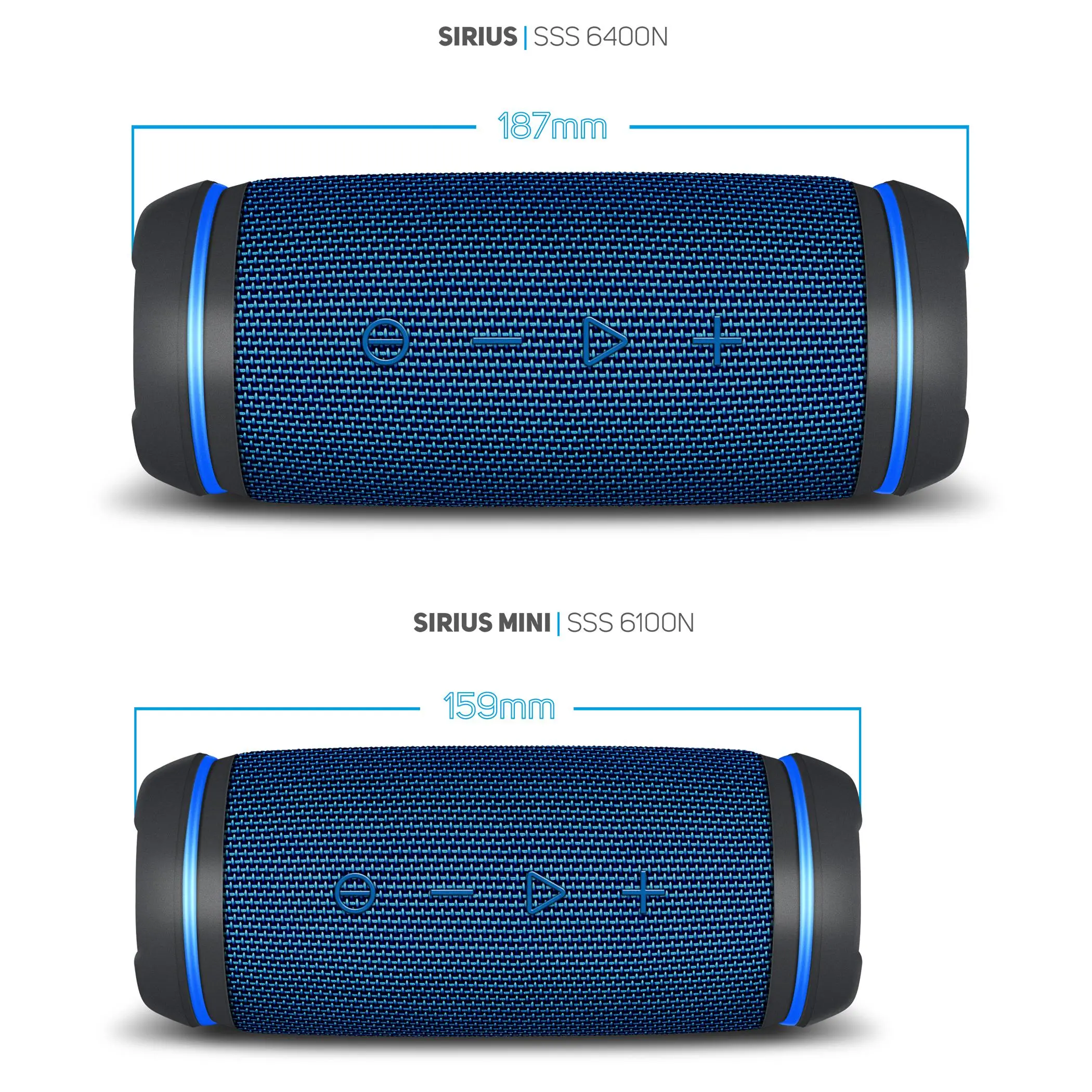 Głośnik Bluetooth Sencor Sirius SSS 6400N NFC 30W Niebieski