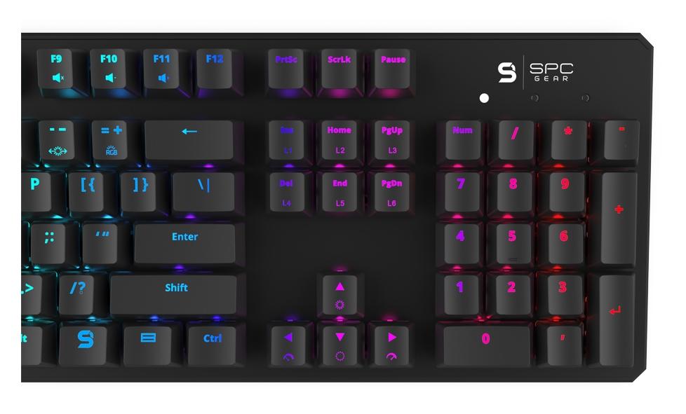 Klawiatura mechaniczna SPC Gear GK540 Magna - Kailh Red RGB