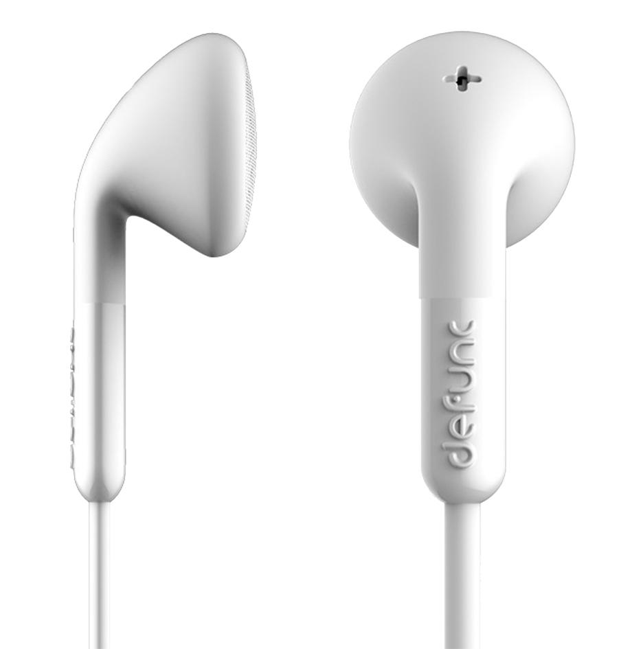 Słuchawki przewodowe DeFunc Earbud Basic Talk (biały)