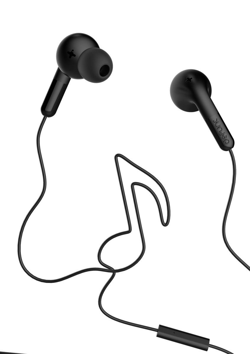 Słuchawki przewodowe DeFunc Earbud GO Music (czarny)