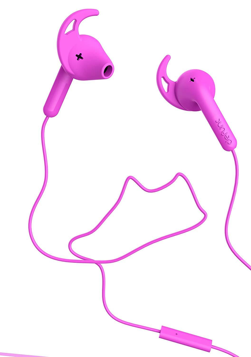 Słuchawki przewodowe DeFunc Earbud GO Sport (różowy)