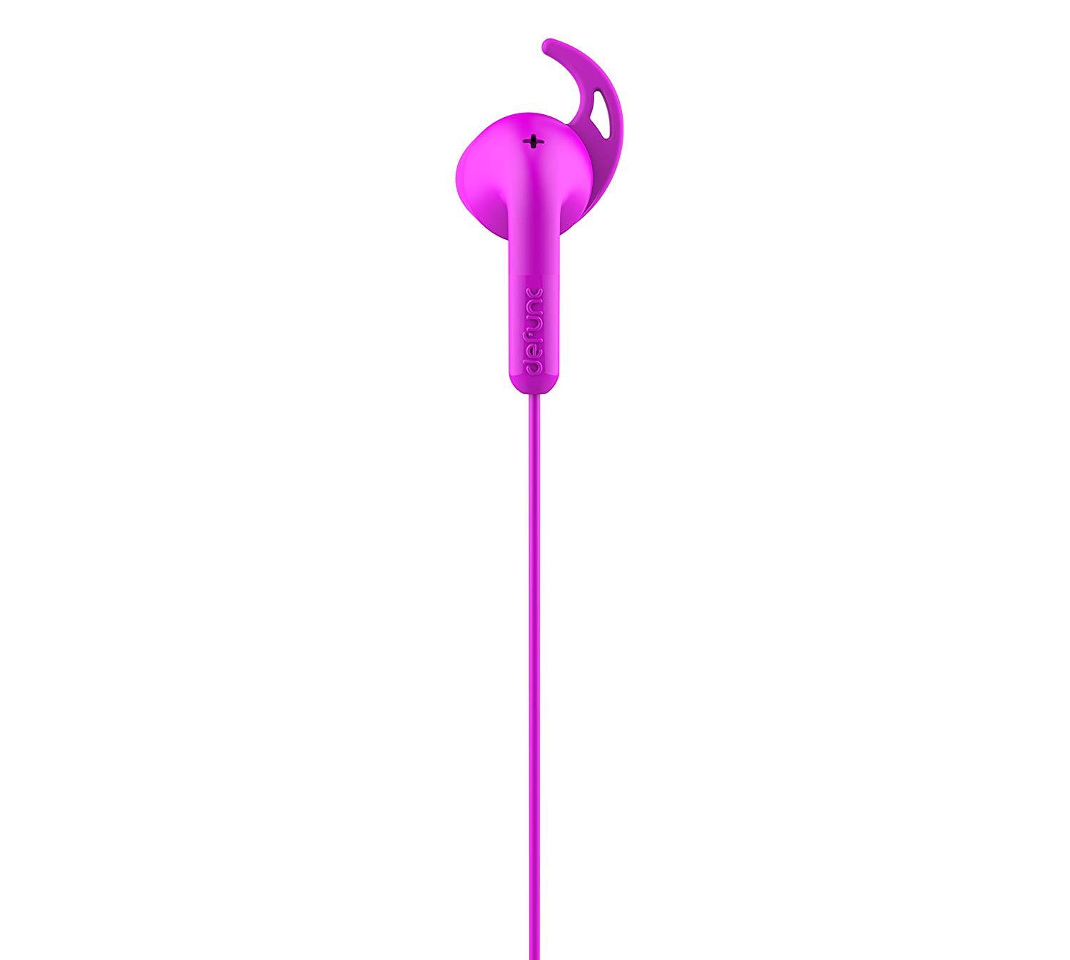 Słuchawki przewodowe DeFunc Earbud GO Sport (różowy)