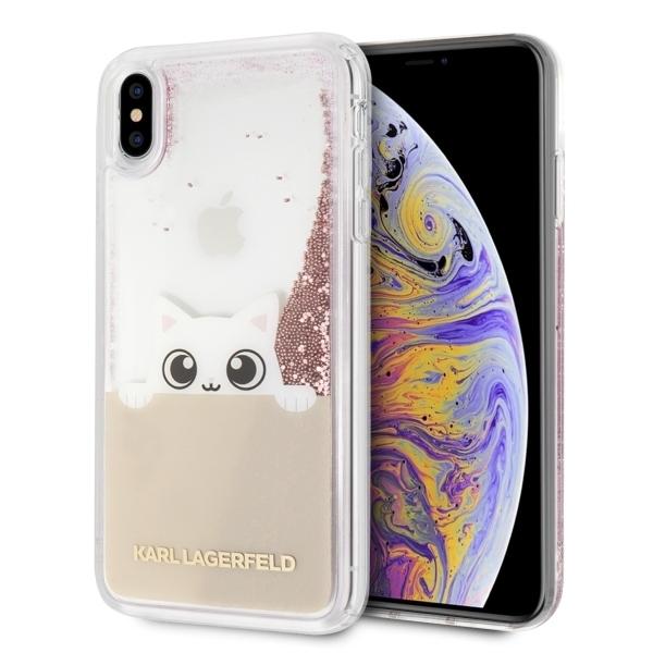 Karl Lagerfeld KLHCI65PABGNU iPhone Xs Max (różowo-złoty)