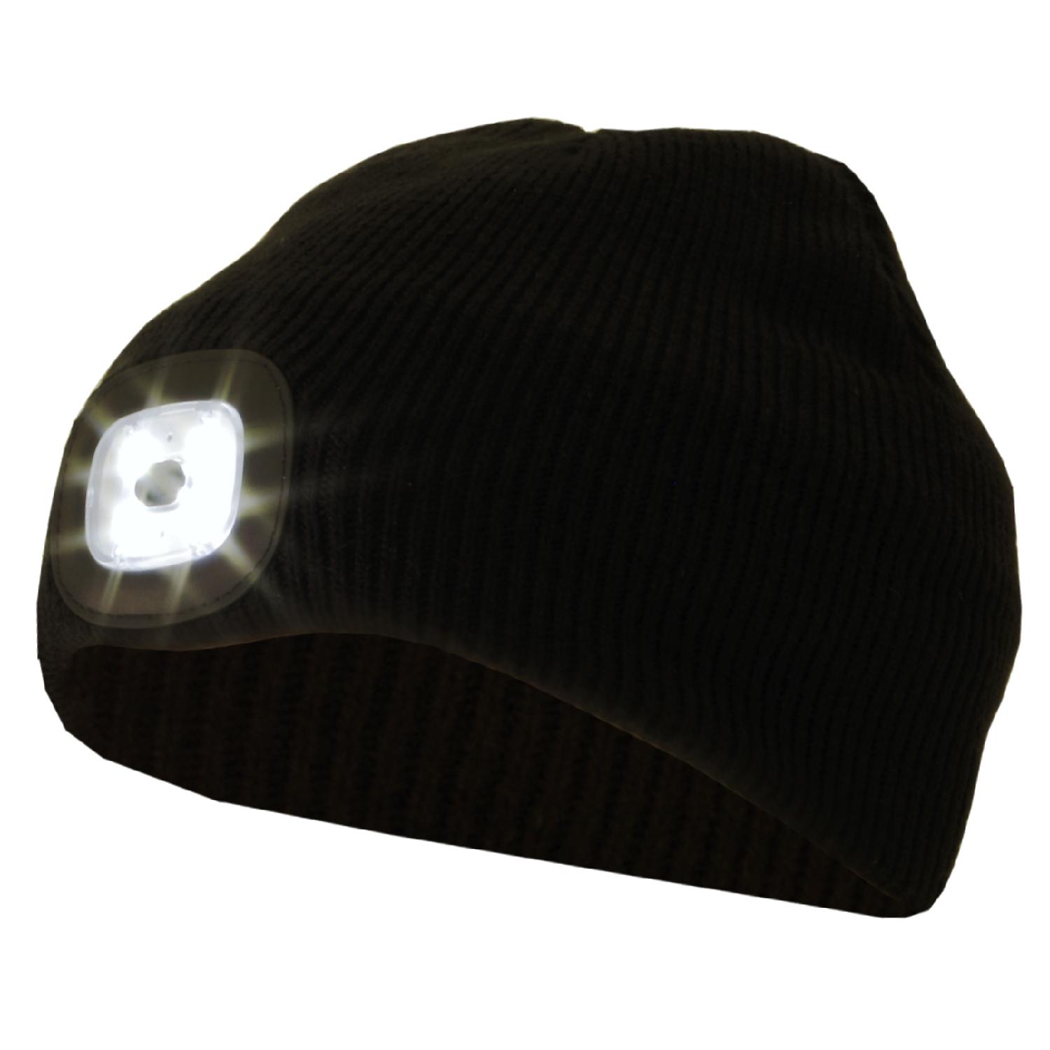 Czapka GLOVII Czapka z latarką czołową LED (czarny)