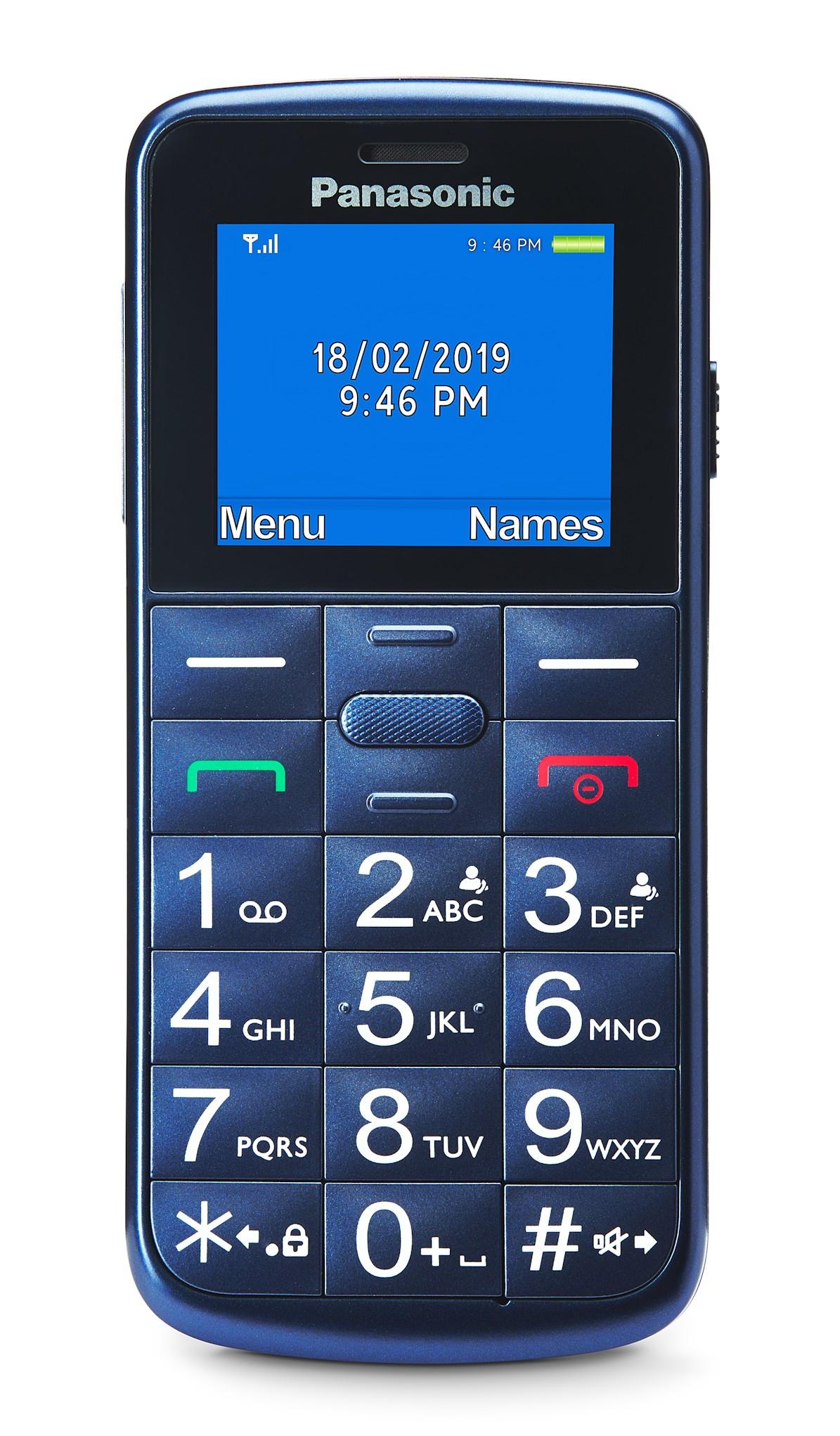 Telefon Panasonic KX-TU110EXC (niebieski)