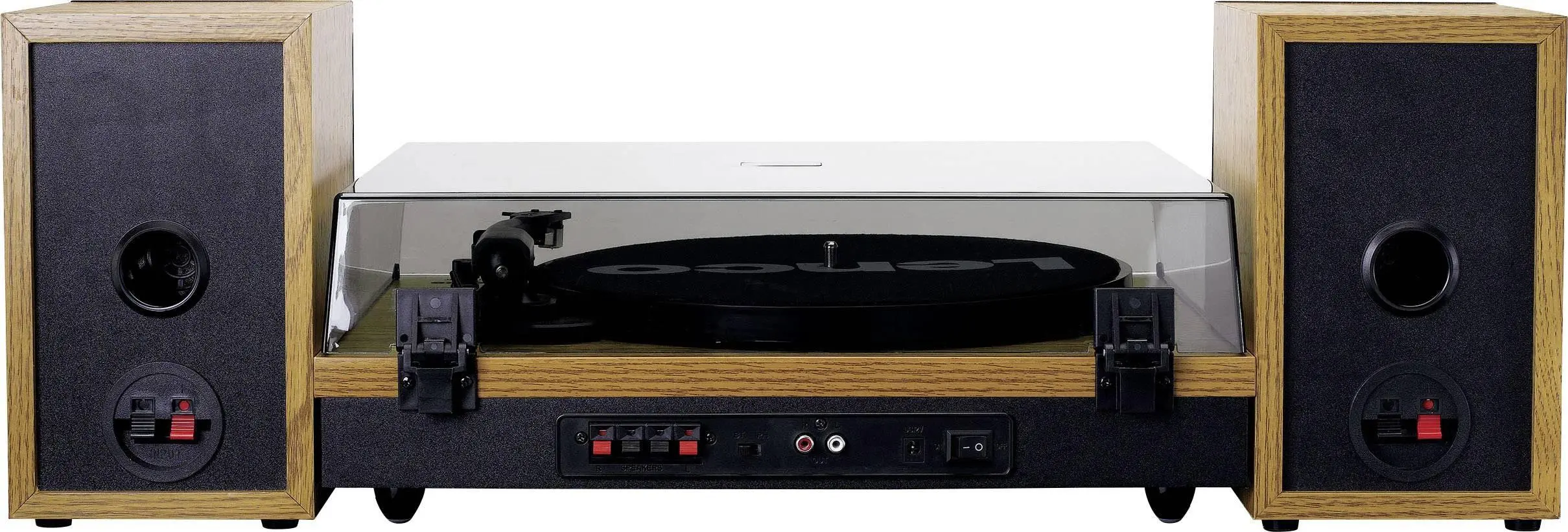 Gramofon Lenco LS-300WD Automatyczny Napęd paskowy Przedwzmacniacz Bluetooth Drewno + głośniki