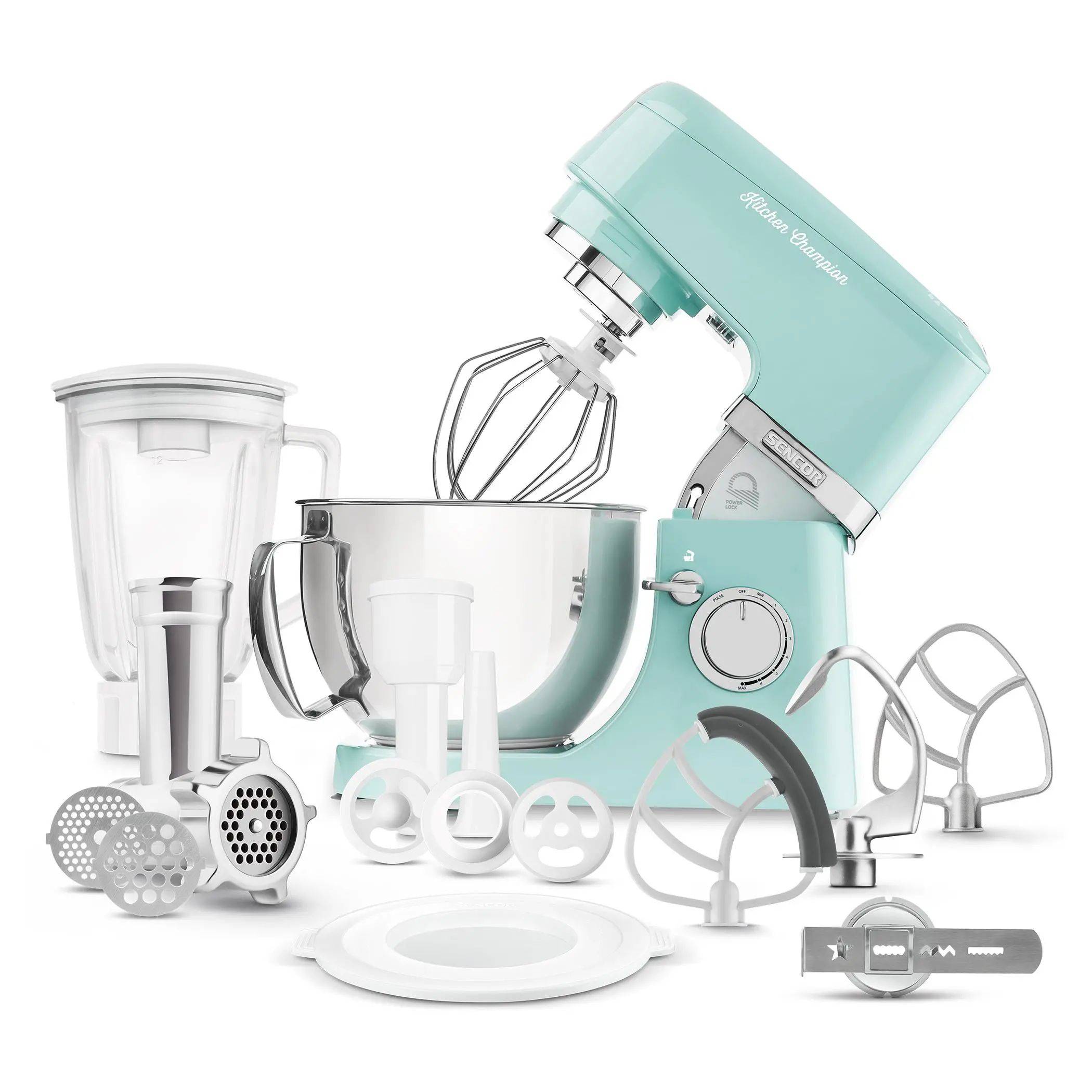 Robot planetarny Sencor STM 6351GR 1000W Maszynka do mielenia Blender kielichowy