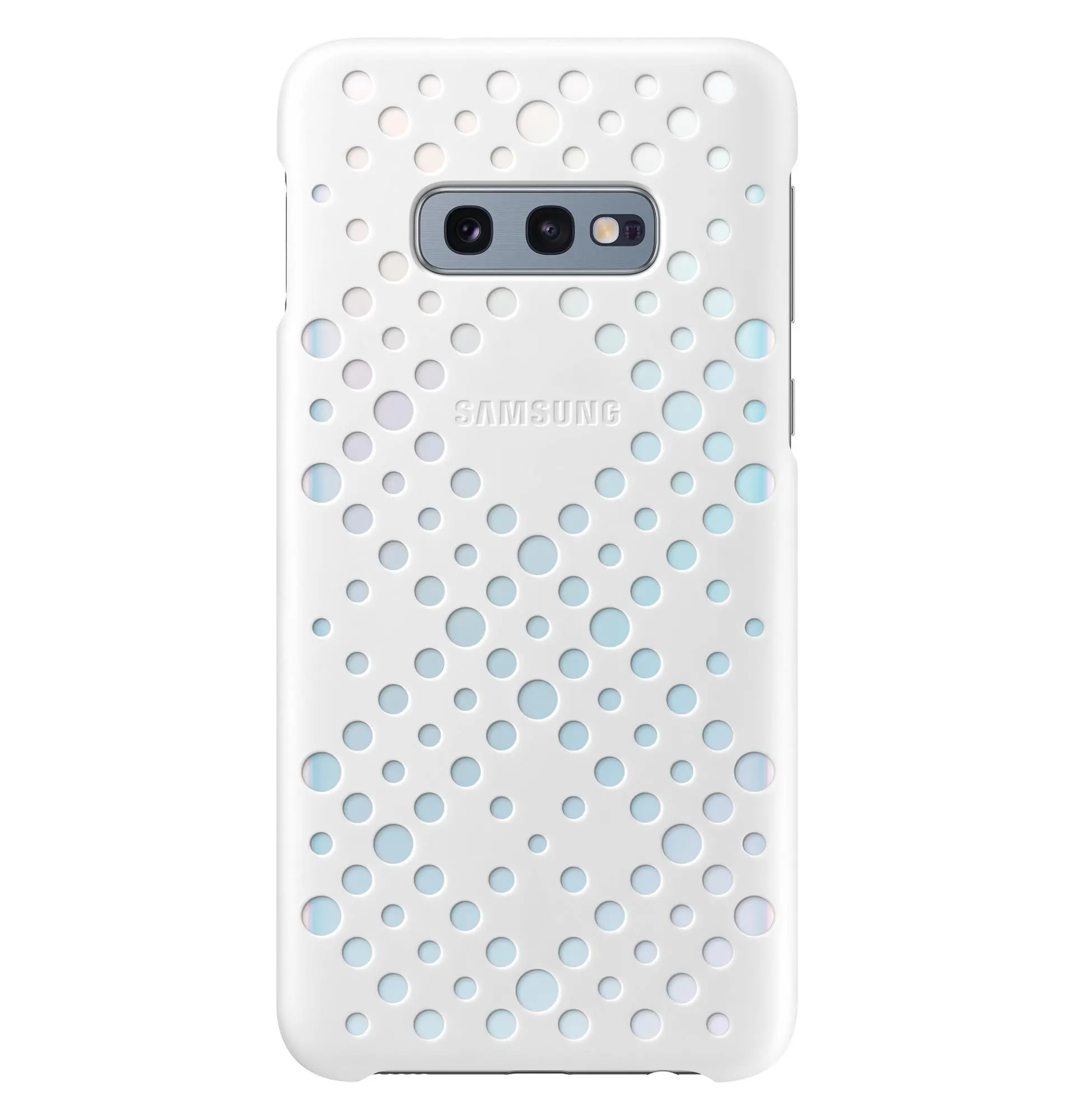 Etui Samsung Pattern Cover Pack do Galaxy S10e Biały i żółty
