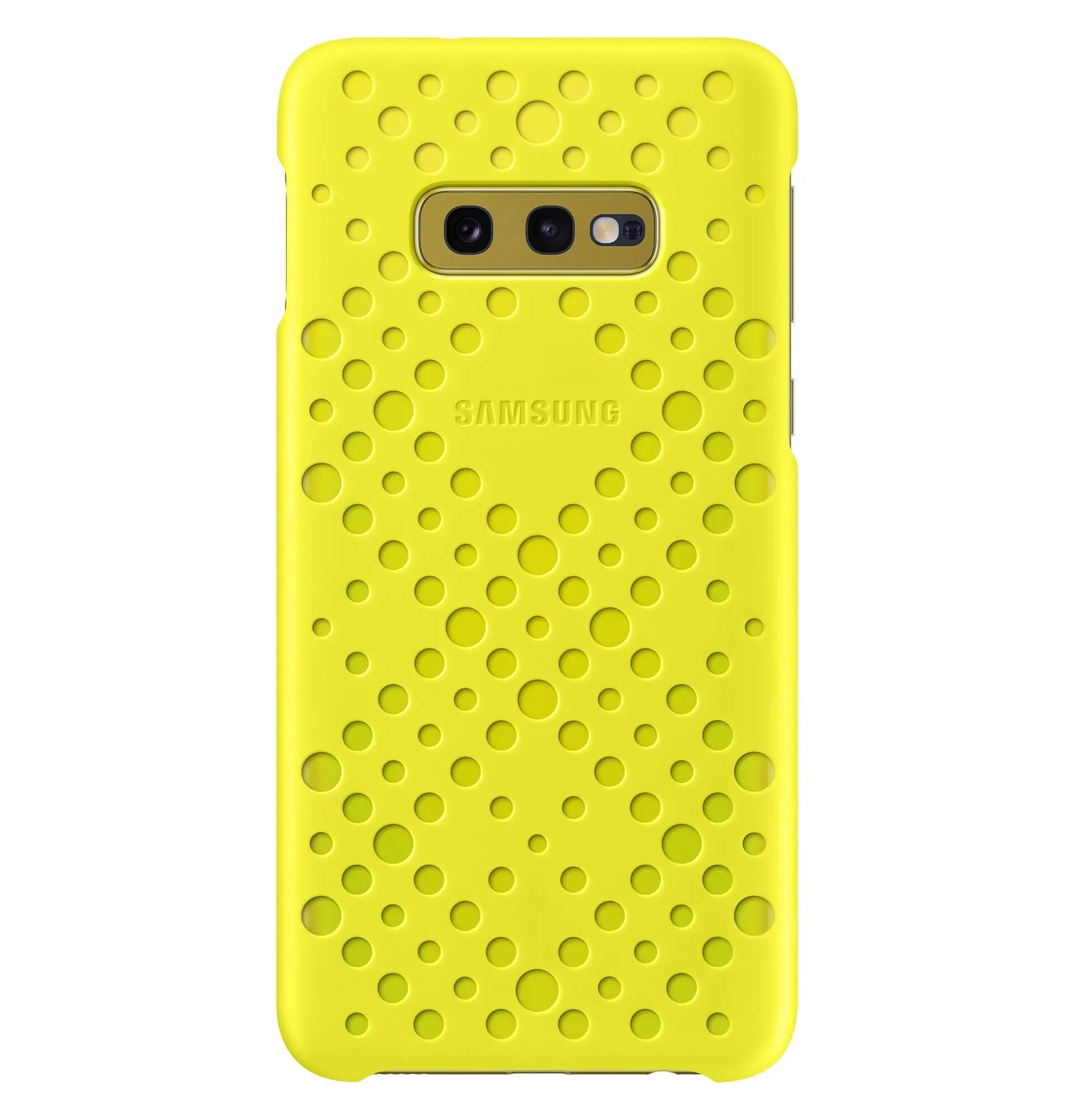 Etui Samsung Pattern Cover Pack do Galaxy S10e Biały i żółty
