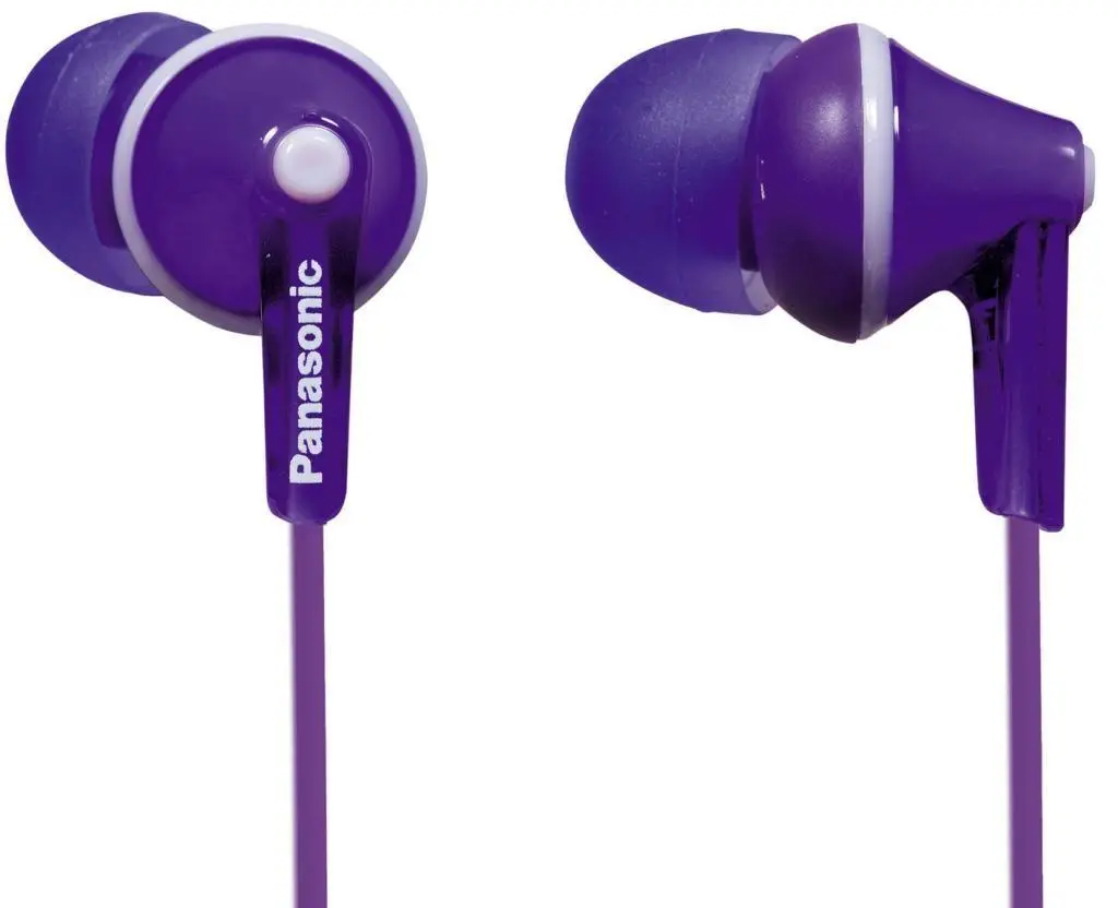 Słuchawki przewodowe Panasonic RP-HJE125E-V Dokanałowe Fioletowy