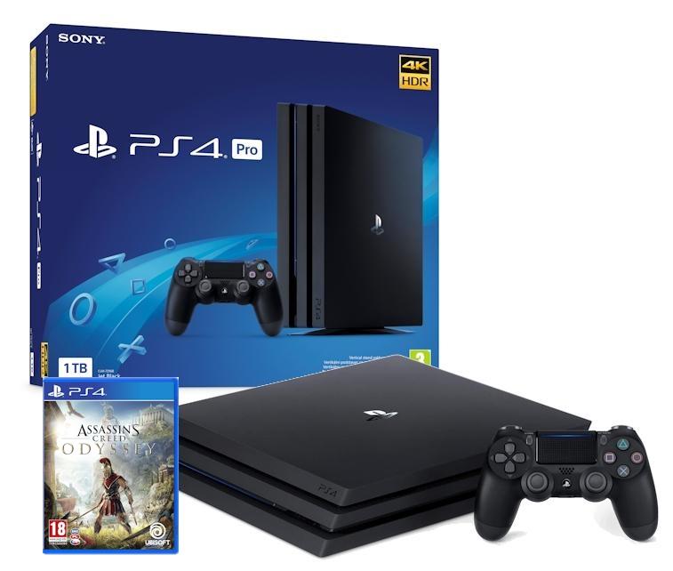 Konsola  Pro Sony PlayStation 4 Pro 1TB + Assassins Creed Odyssey