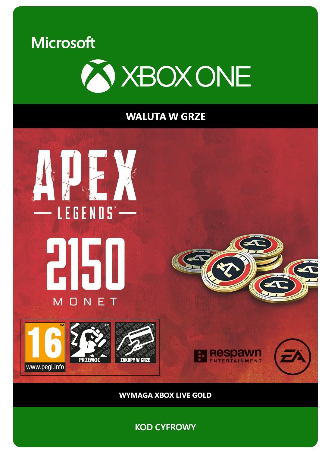 Apex Legends - 2150 monet [kod aktywacyjny] Xbox One