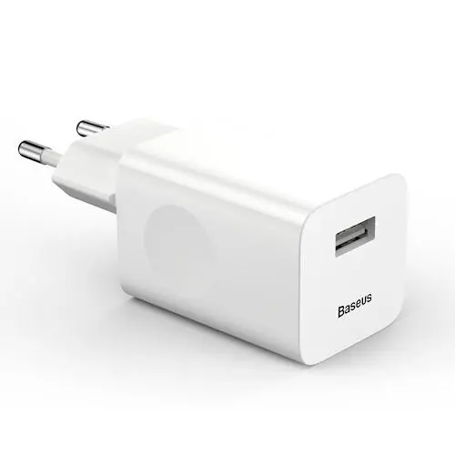 Ładowarka sieciowa Baseus QC 3.0 USB Biały 24W