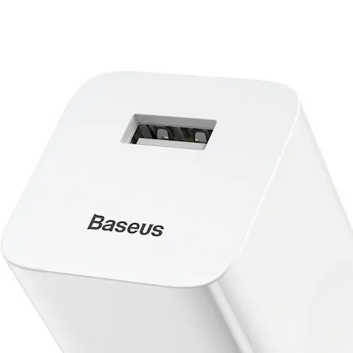 Ładowarka sieciowa Baseus QC 3.0 USB Biały 24W