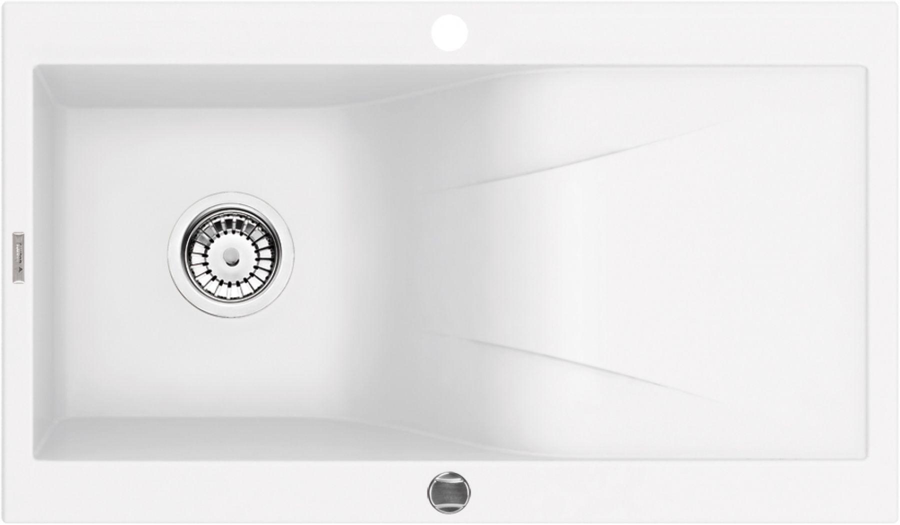 Zlewozmywak Deante Rapsodia ZQR A113 - granitowy - wpuszczany w blat - ociekacz