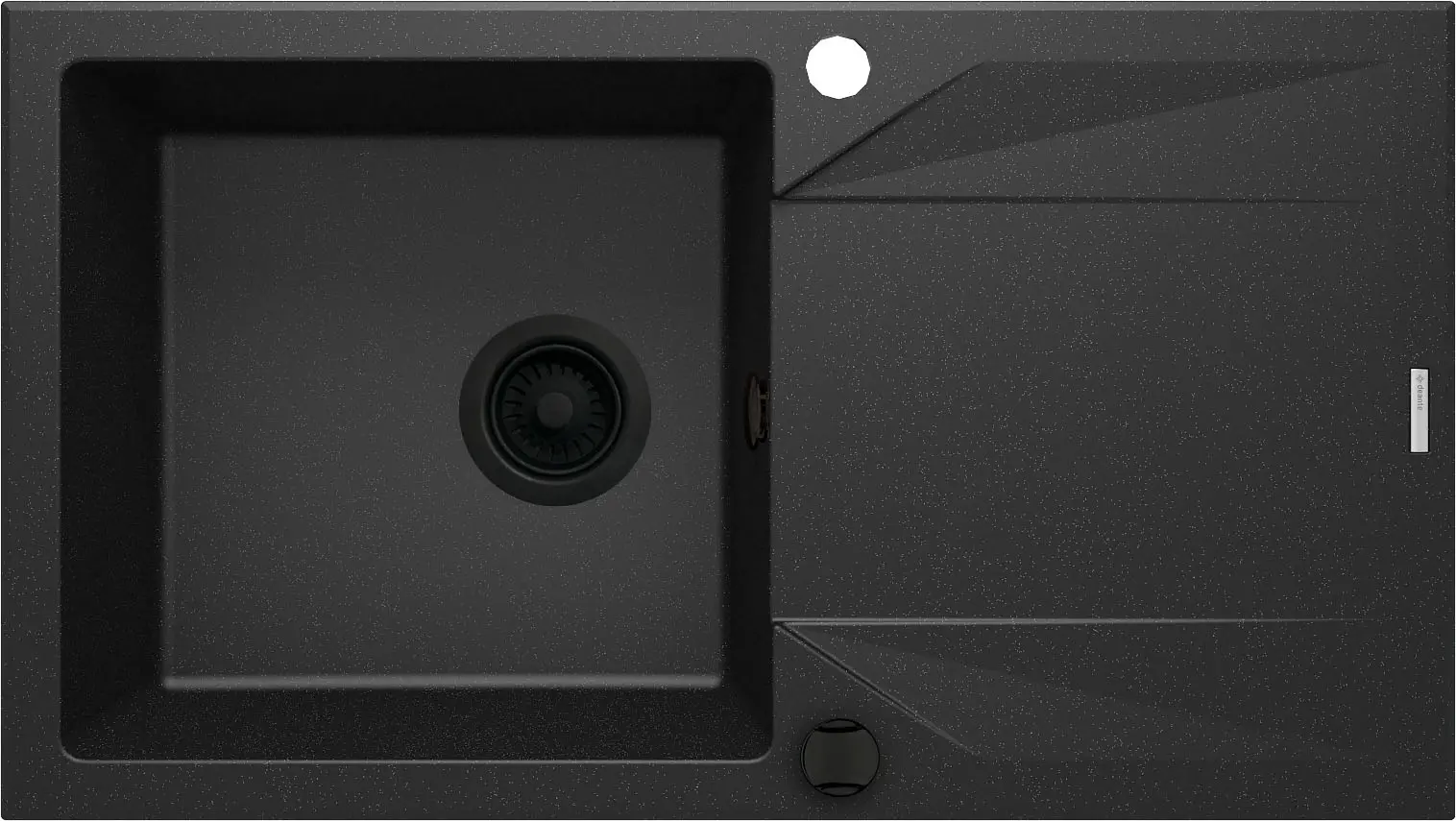 Zlewozmywak Deante EVORA ZQJ G113 Granitowy Grafitowy