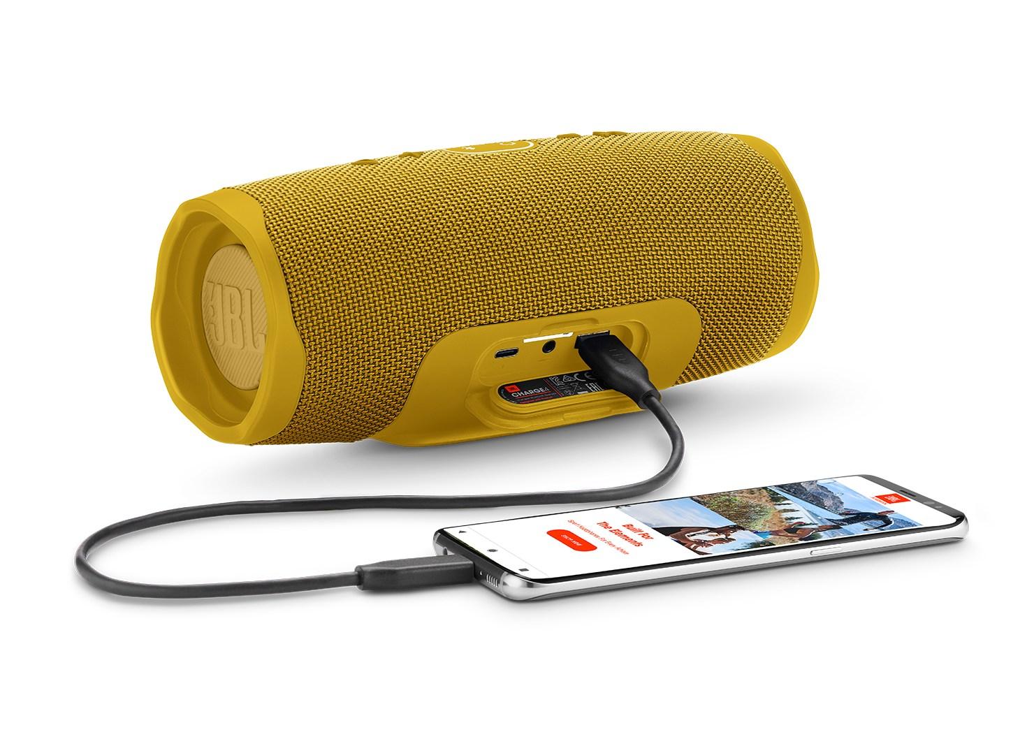 Głośnik Bluetooth JBL Charge 4 (żółty)