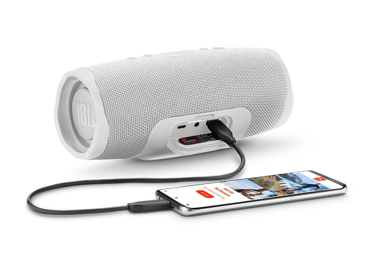 Głośnik Bluetooth JBL Charge 4 (biały)