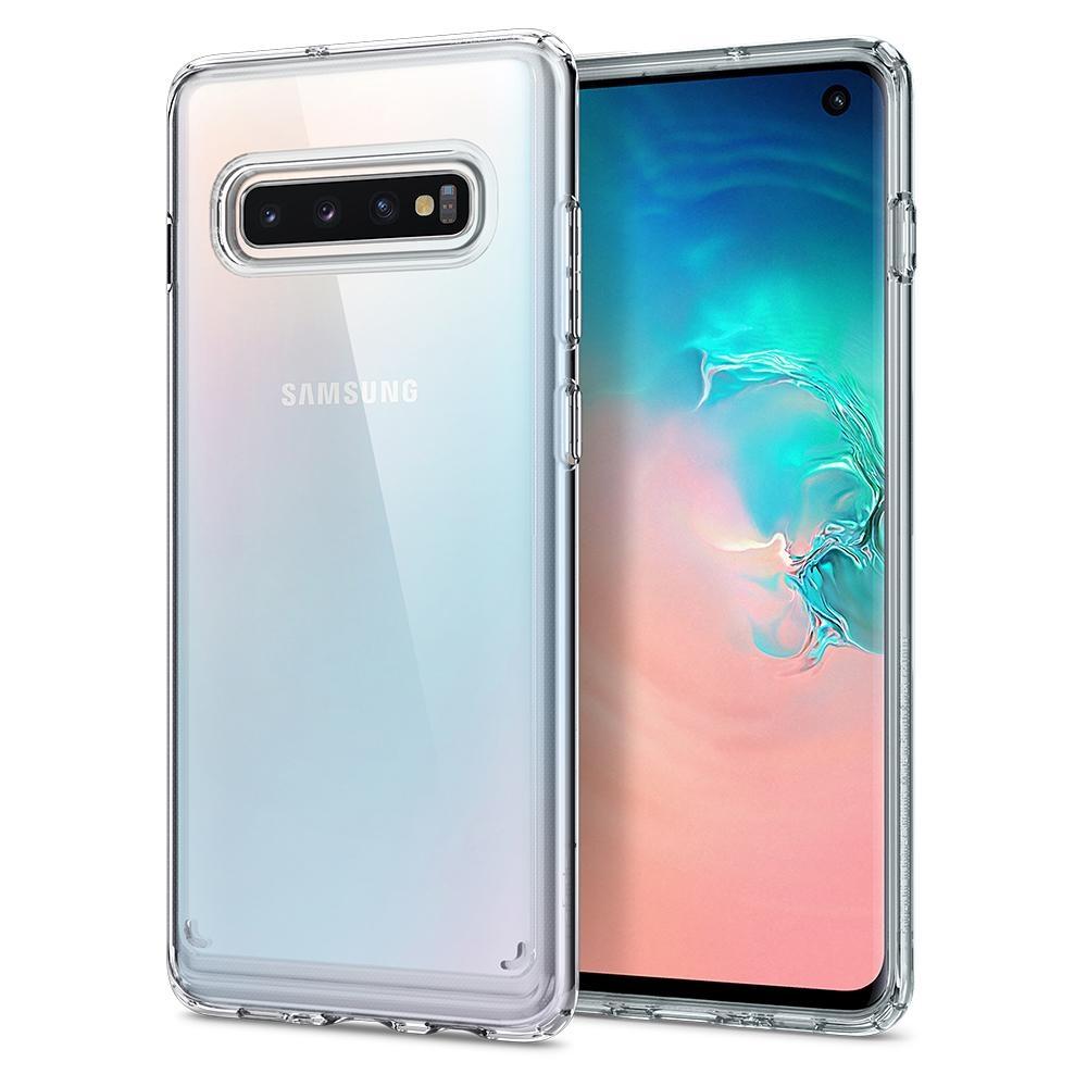 Etui Spigen Ultra Hybrid 605CS25801 do Samsung Galaxy S10 Crystal clear