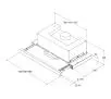 Okap Whirlpool AKR 5390/1 IX Srebrny