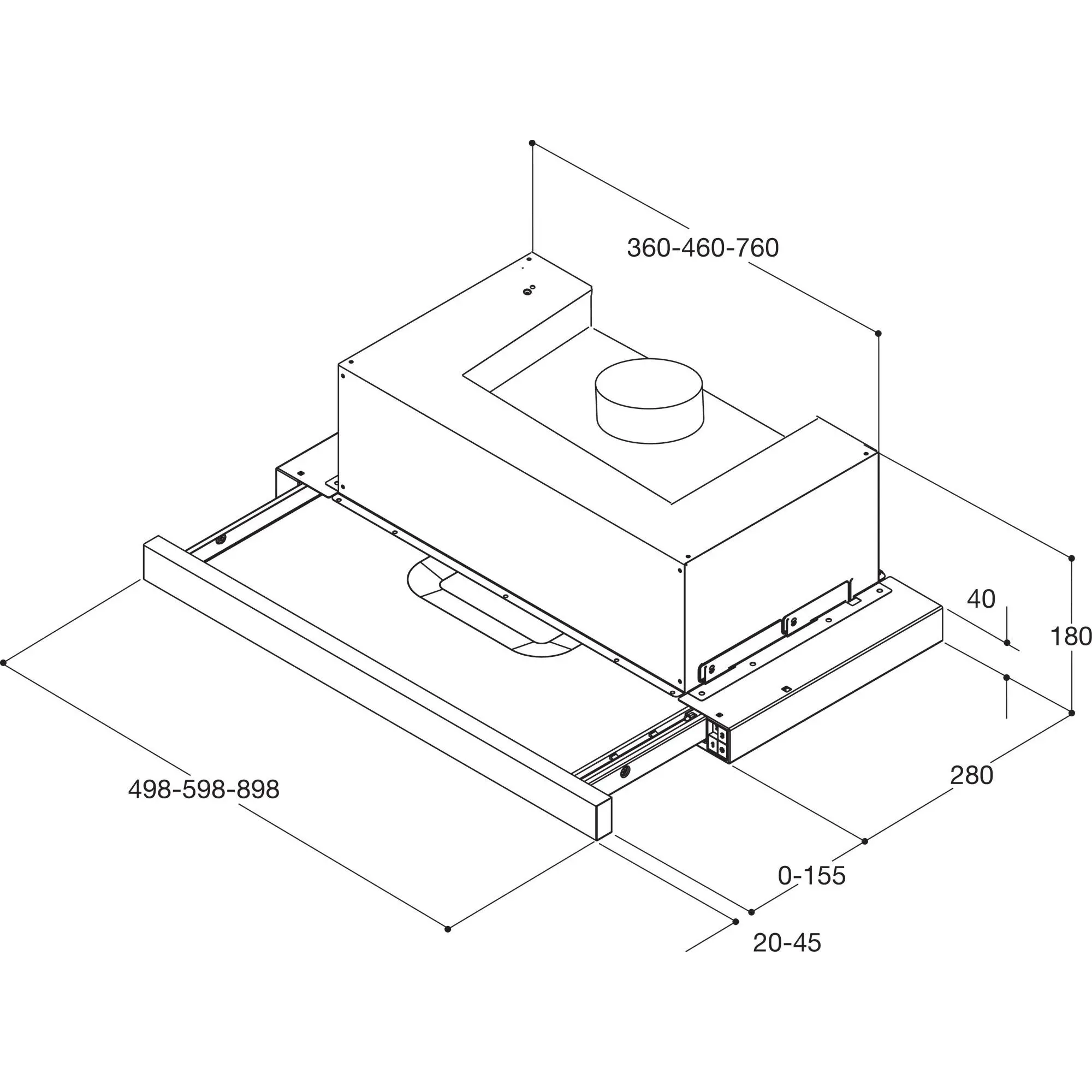 Okap Whirlpool AKR 5390/1 IX Srebrny