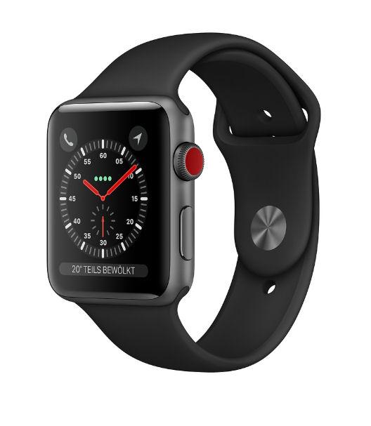 Smartwatch Apple Watch Series 3 38 mm GPS + Cellular Sport Czarny